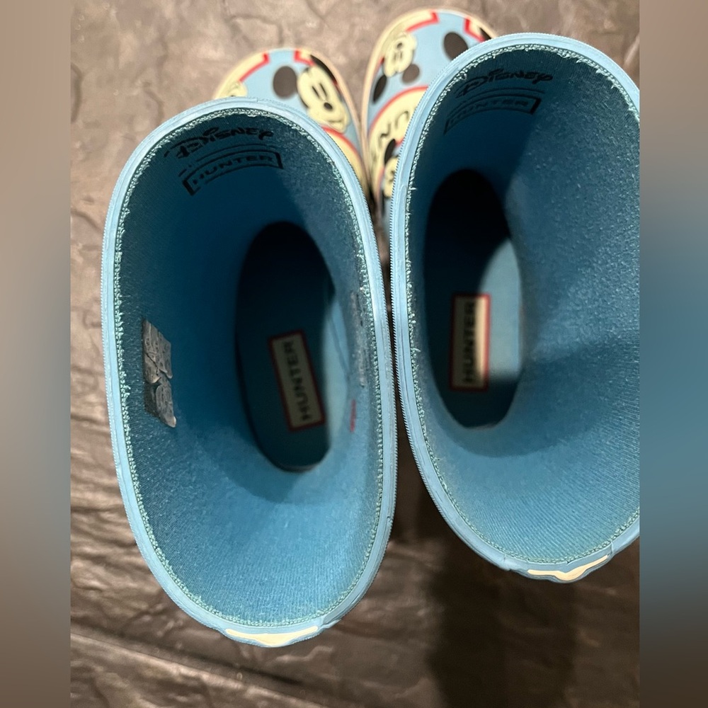 Hunter Blue Mickey Mouse Kids' Rain Boots - Picture 5 of 5